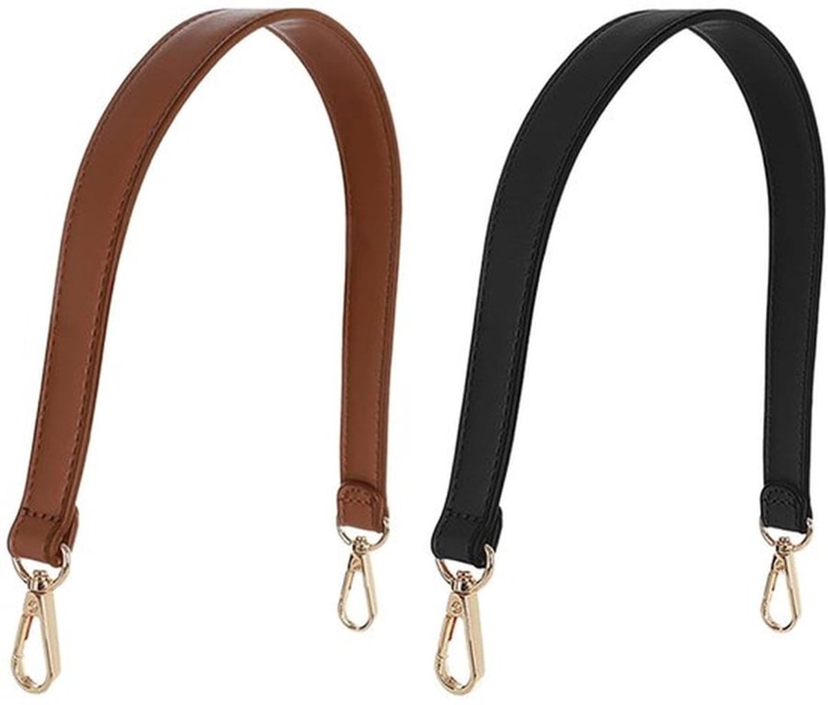 Tasschouderbanden 2 stuks - Vervangende Schouderbanden - Doe-het-zelf Tas-accessoires - Eenvoudige Schouderriem - PU/Legering - 48 x 2,5 cm
