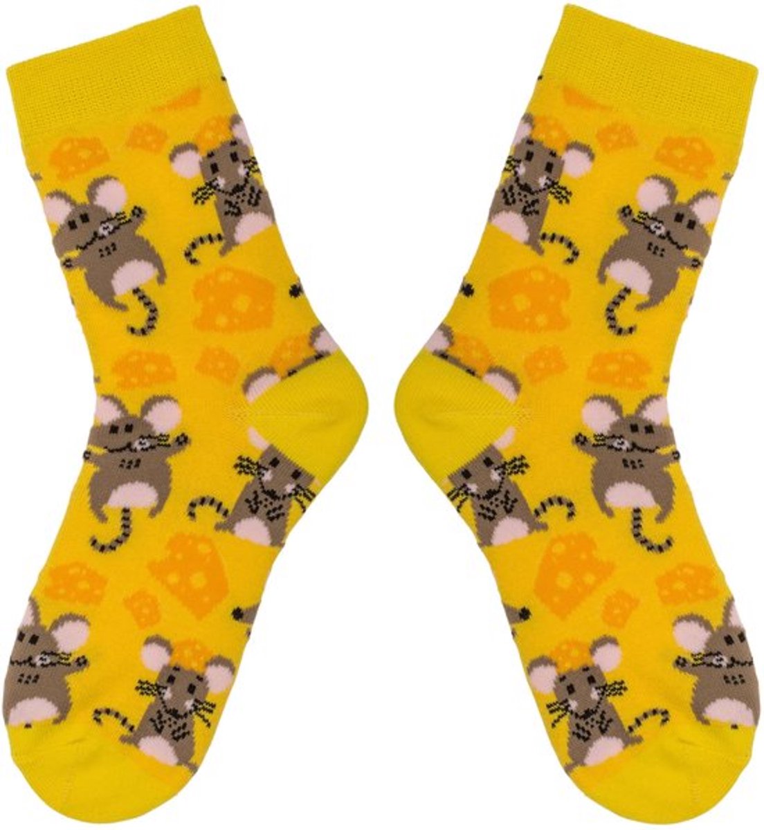 Funsokken met opvallende designs - Katoenen sokken - Maat 42-46 - Zachte katoenmix - Grappige motiefsokken - Ideaal voor kantoor en vrije tijd