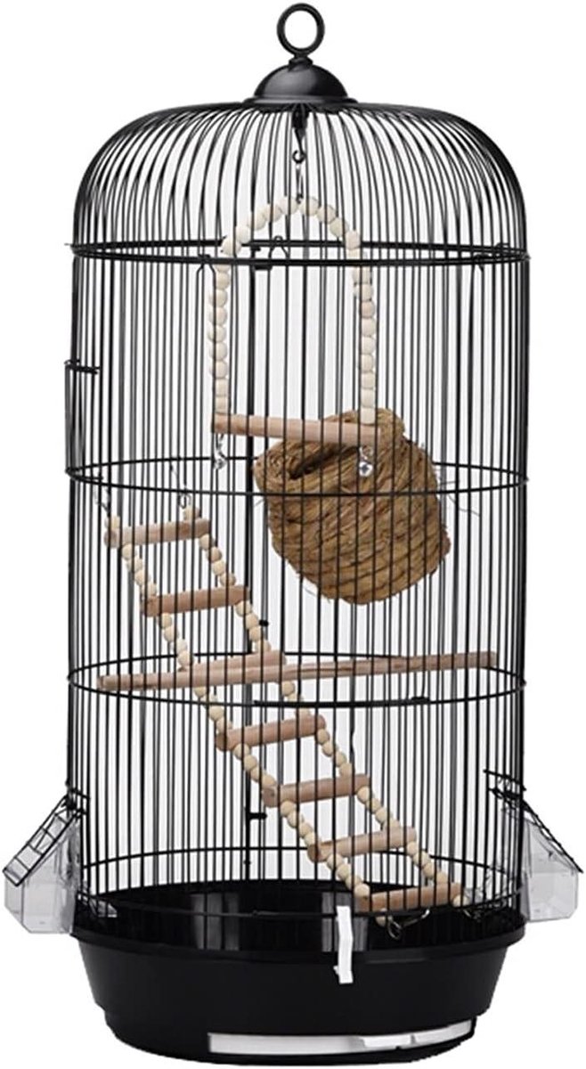 Vogelkooi - Vogelhuisje Kooi - Verblijf Huisdier - Uitschuifbare Lade - 11 mm afstand - OneColor