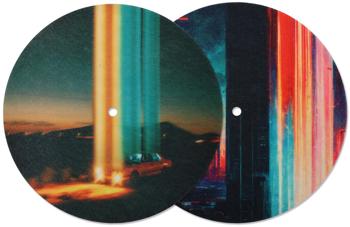 Omgoods - Dubbelzijdige Draaitafelmat voor Vinylspelers