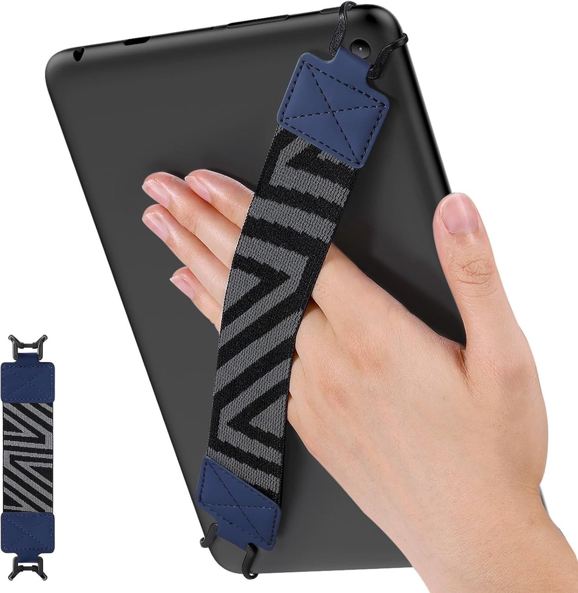 Veilige Handstrap voor 9-11 Inch Tablets - Verstelbare Grip voor iPad, Fire HD en Samsung - Lichtgewicht en Duurzaam Accessoire voor Tablets