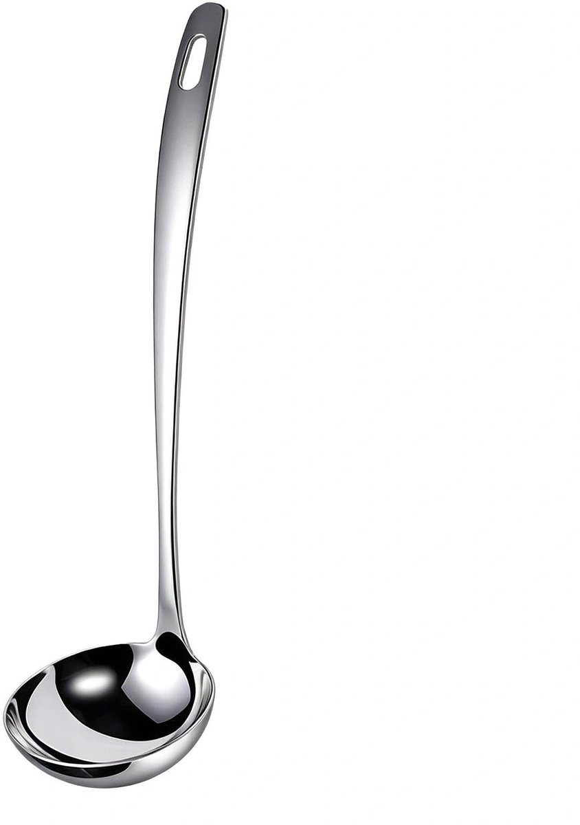Omgoods - Ergonomische RVS Soeplepel voor Keuken