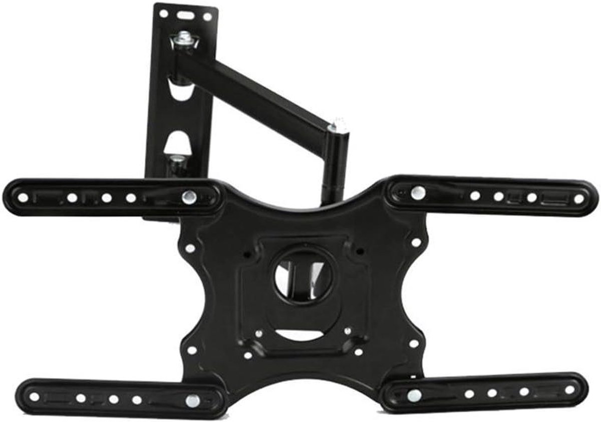 TV Muurbeugel - TV Standaard - Ruimte Besparen - Altijd Niveau - 26-55 inch - Zwart