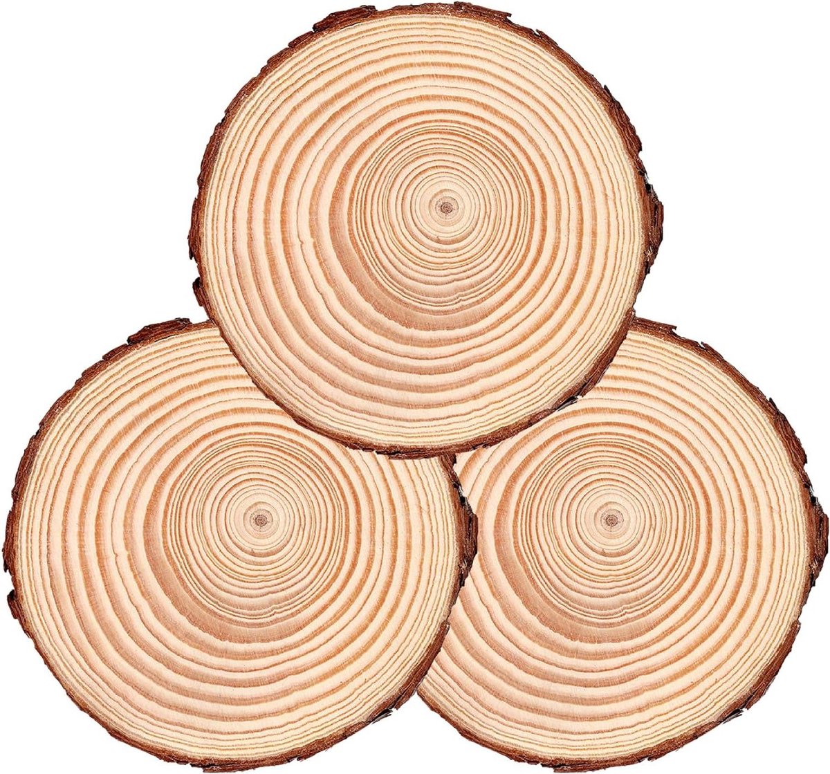 Tuin Stapstenen - Houten Pad - Buiten Lopen - Antislip Ontwerp - 3 Stuks - Bruin