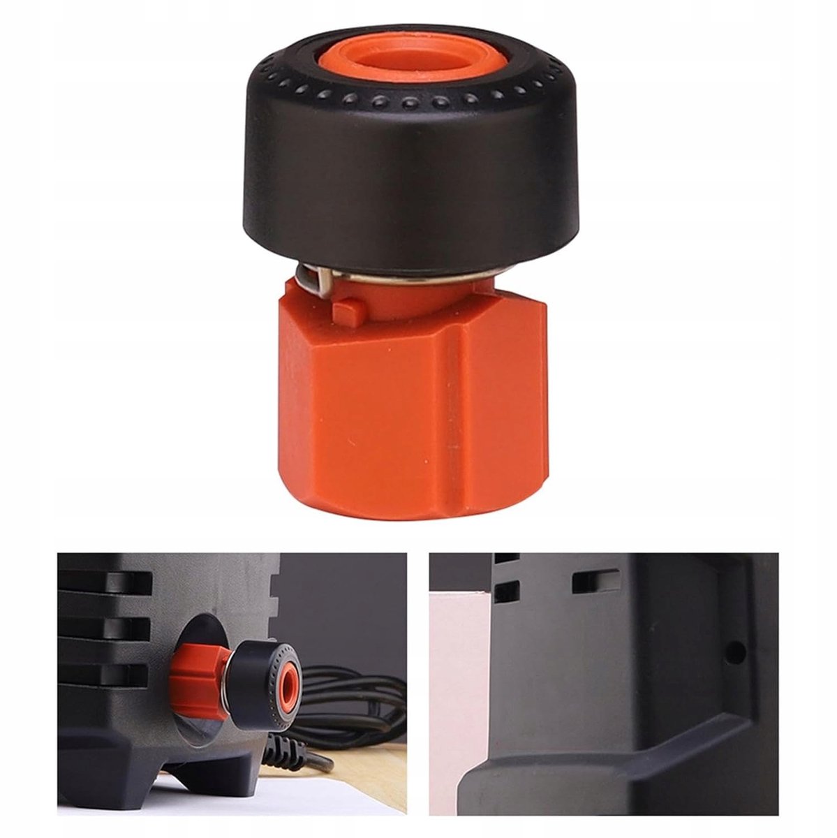Rosfix Adapter Vervanging - Click naar M22 Spuitmond - M22x1,5 12,3/48 mm - Geschikt voor Nilfisk, Bosch