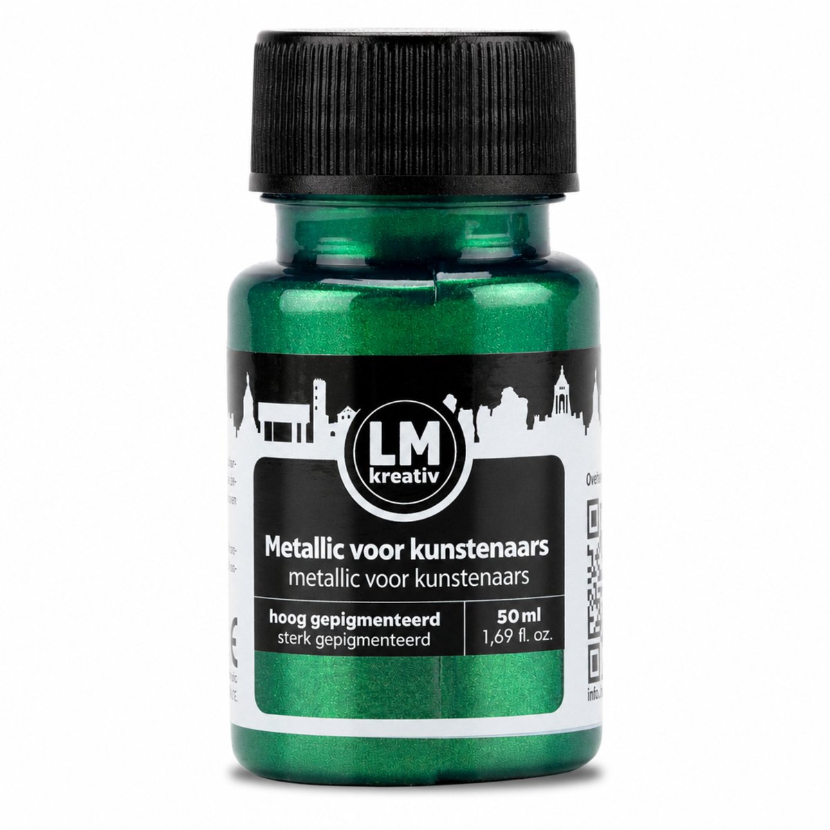 LM-Kreativ Acrylverf - Metallic Look - Lichtvast en Waterbestendig - Op Waterbasis - Groen - 50 ml