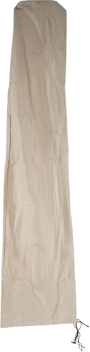 Beschermhoes MCW voor zweefparasol tot 4,3 m (3x3 m), afdekhoes met ritssluiting ~ crèmekleurig