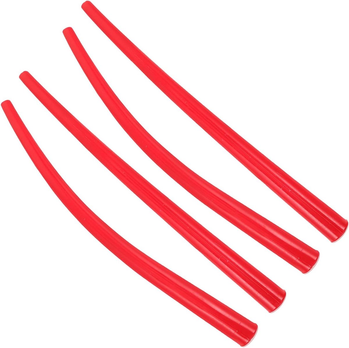 Kitspuit Mondstukken - Kitverlengstuk Vervanger - Nauwkeurig Afdichten - Gebogen Recht Ontwerp - 26 cm Lengte - Rood