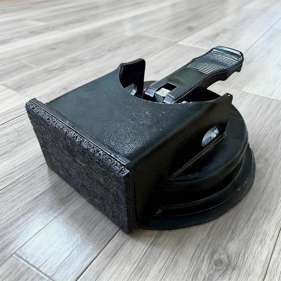 Laminaat Reparatie Gereedschap - Vloer Zuignap - Vloeren Herstellen - Naadloze Aanpassing - 14 x 14 x 8 cm - Zwart — afbeelding 2