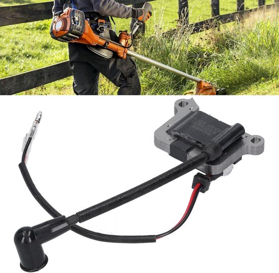Ontstekingsspoel voor bosmaaier 63 cc, krachtige vervangingsspoel voor grasmaaiers, compatibel met 48 F motoren, ideaal voor tuinonderhoud en grasmaaien — afbeelding 3