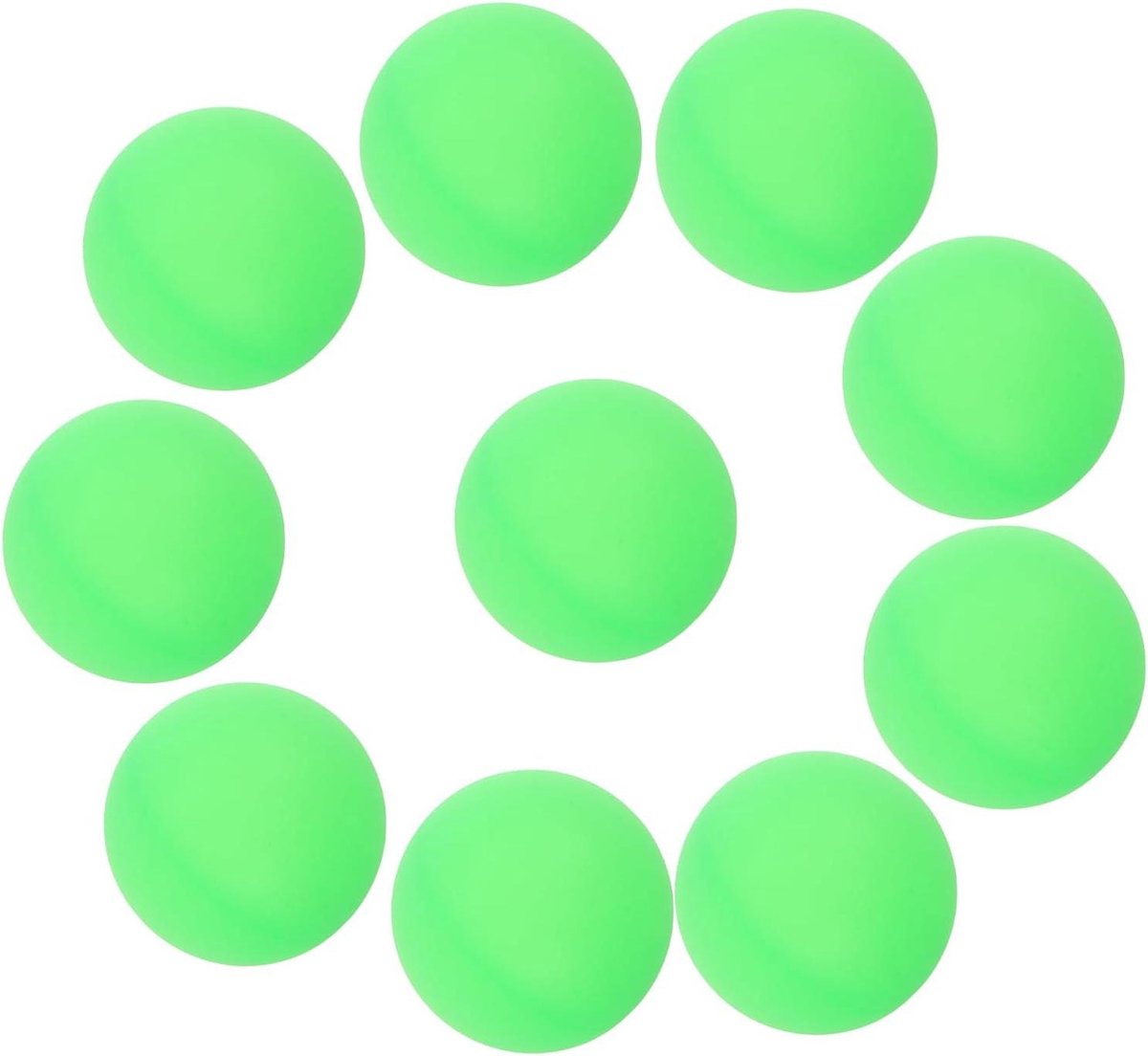 Tafeltennisballen - Pingpongballen Ballen - Spelletjes en Knutselen - Matte Afwerking - 40 mm - Lichtgroen