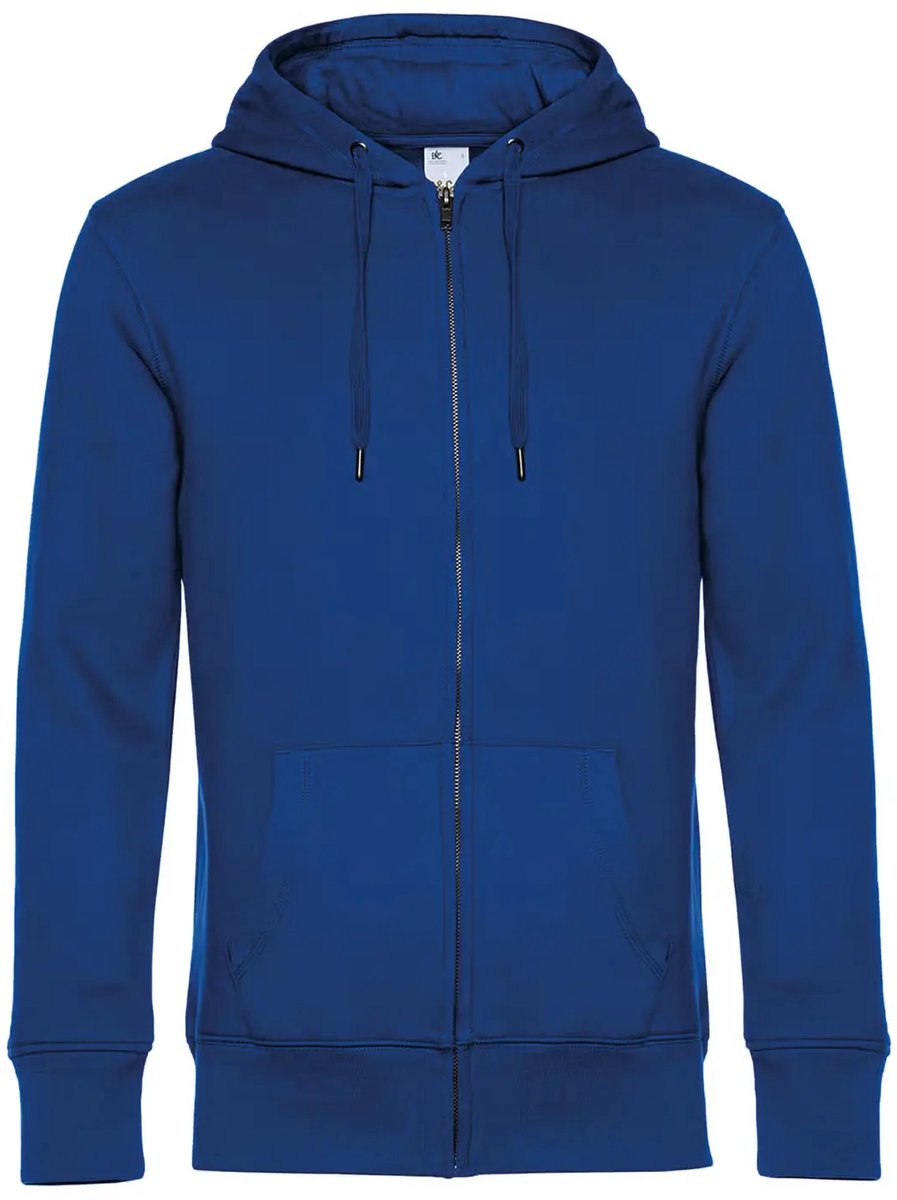 Hooded sweatshirt met rits B&C King