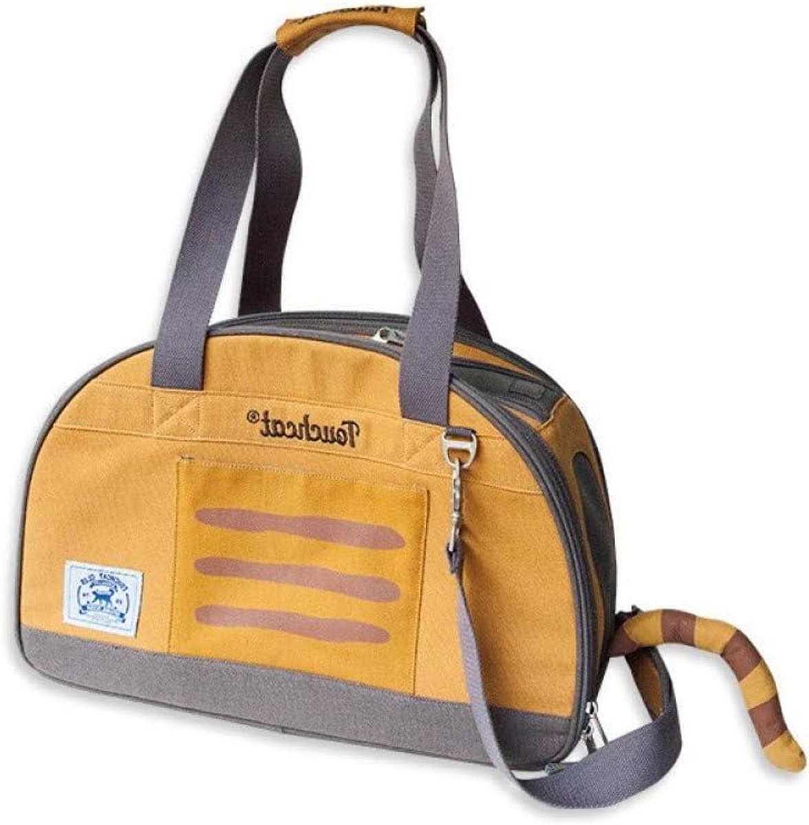 Huisdier Rugzak - Draagbare Hondentas - Reizen met Huisdieren - Ademend en Comfortabel - 18 inch - Geel