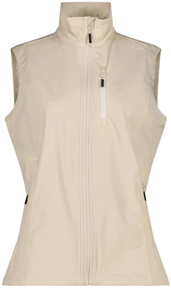 Lichte mouwloze vest dames CMP Creme
