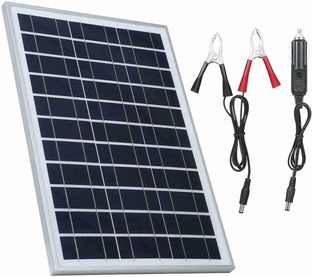 Flexibel Zonnepaneel - Draagbare Oplader - Buiten Opladen - IP65 Waterbestendig - 45 x 30 x 4 cm - Zwart