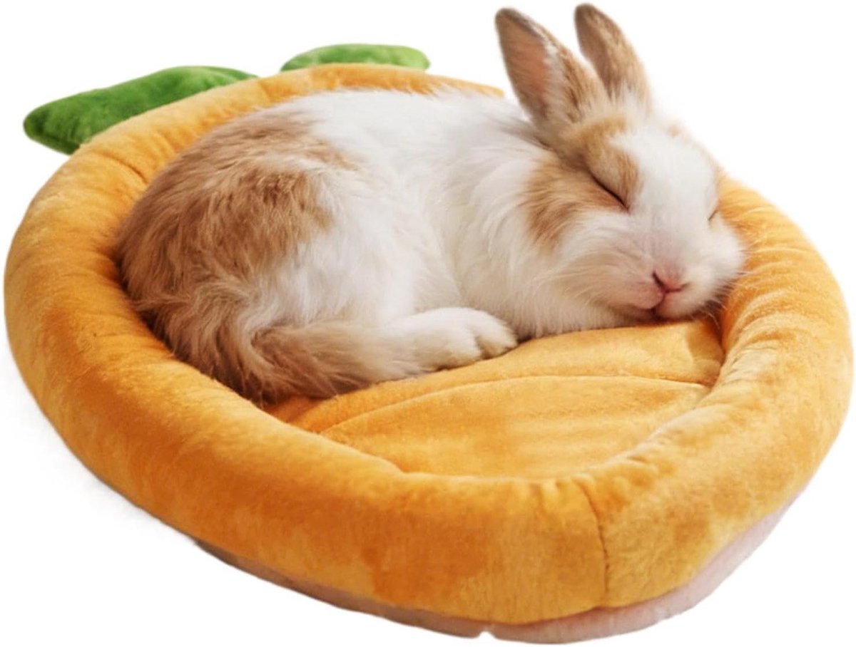 Huisdieren Bed - Warm Slaapmatje - Kleine Dieren Rust - Nestvorm Comfort - Groot Formaat - Wortelkleur