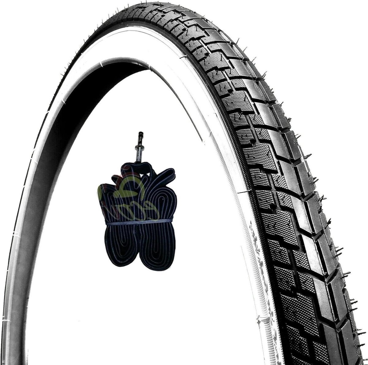 Fietsband en Binnenband - Banden Set - Stadsfiets Onderhoud - Butyl Rubber - 700 x 35 - Wit