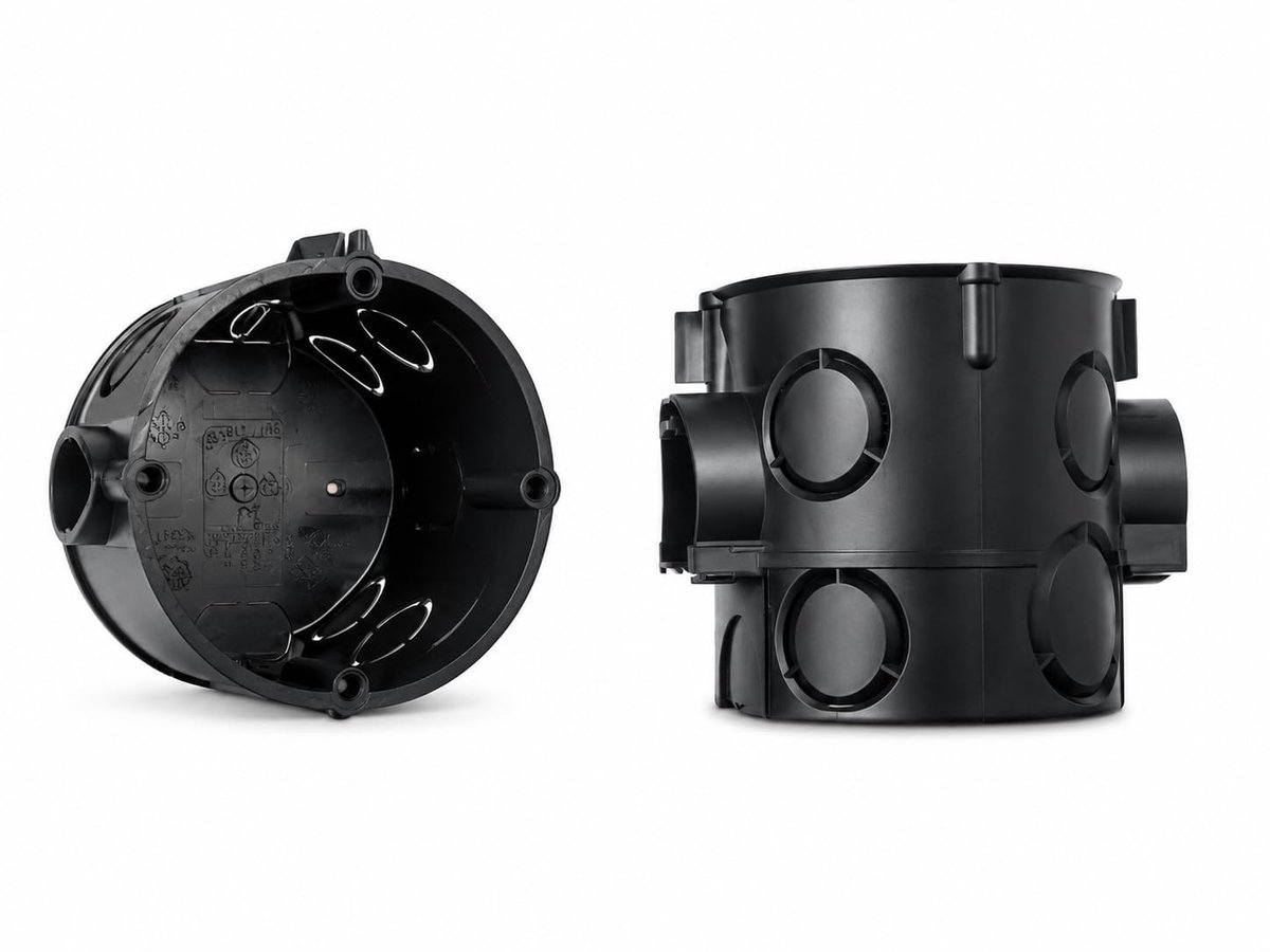 Onderbouw schakeldoos Ø 60mm met M25 stut, 5 stuks