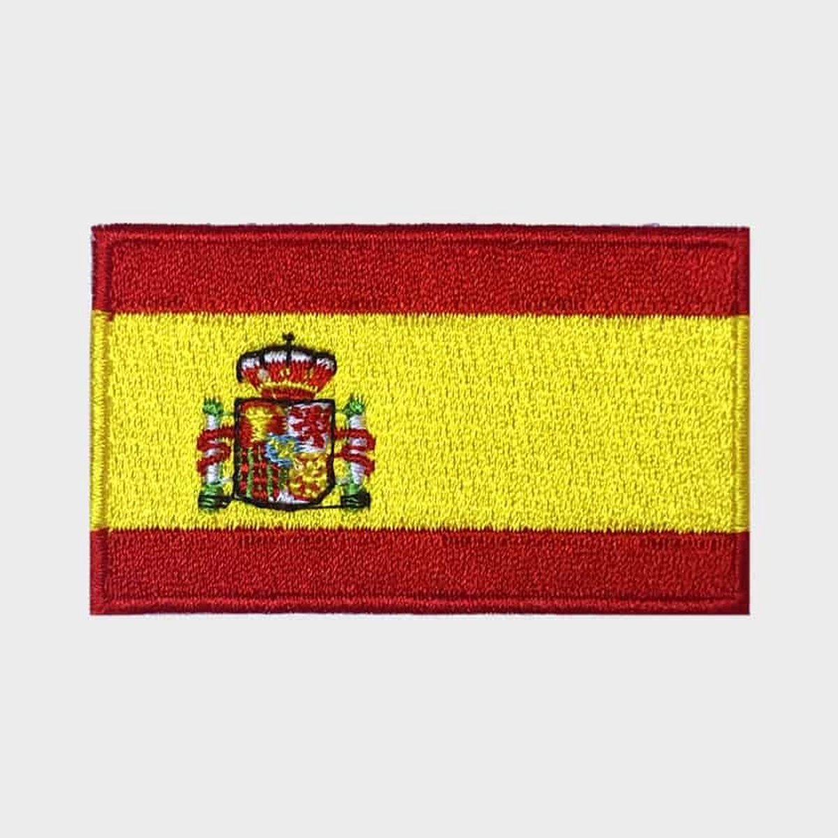 Patchy® – Spaanse Vlag Strijk Embleem Patch 6.5 x 4 cm
