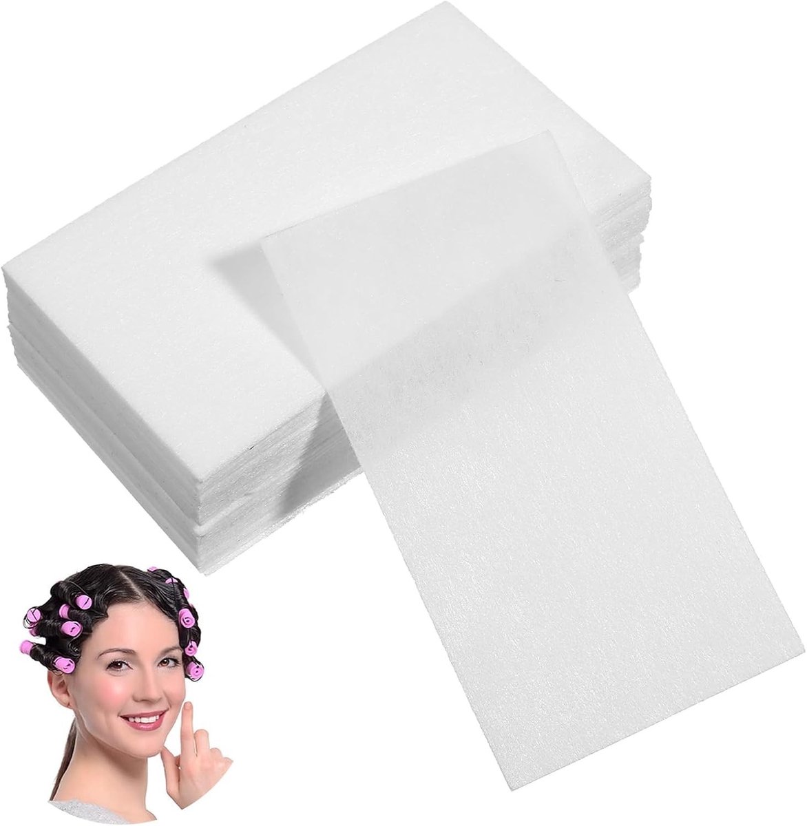 100 Stuks Herbruikbaar Permanent Papier voor Haar, 9.4 x 6.3 Inch, Warm en Koud Permanent, Hittebestendig Kleurpapier voor Thuis en Professionele Kapsalons
