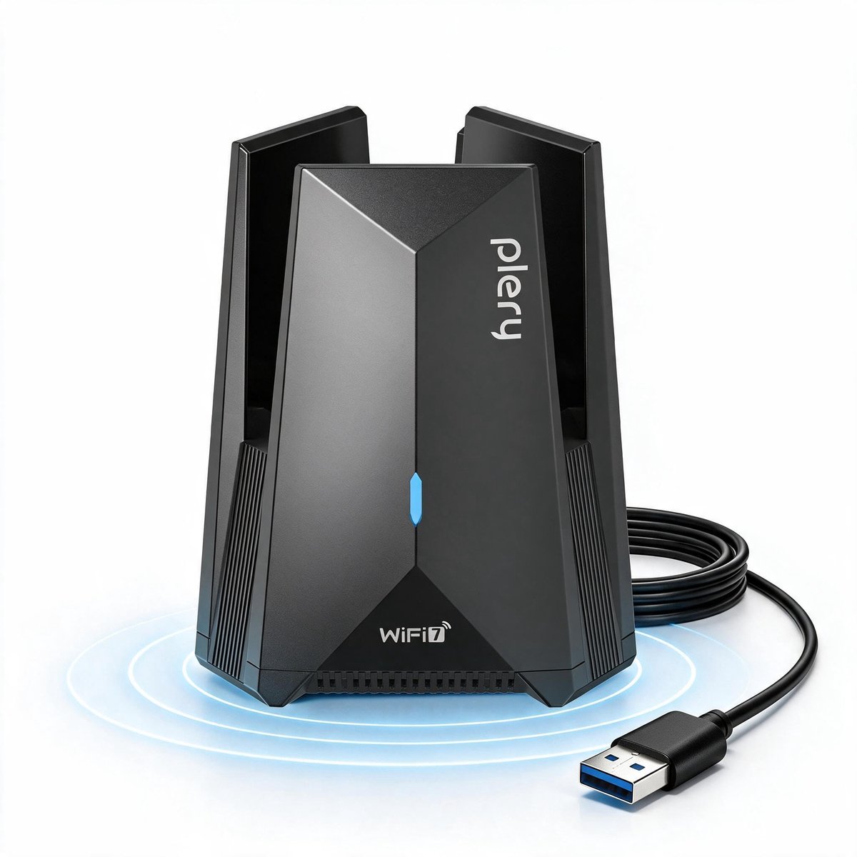 WiFi adapter 7 - USB - voor gaming en 4K streaming - hoge snelheid - ShopVlot