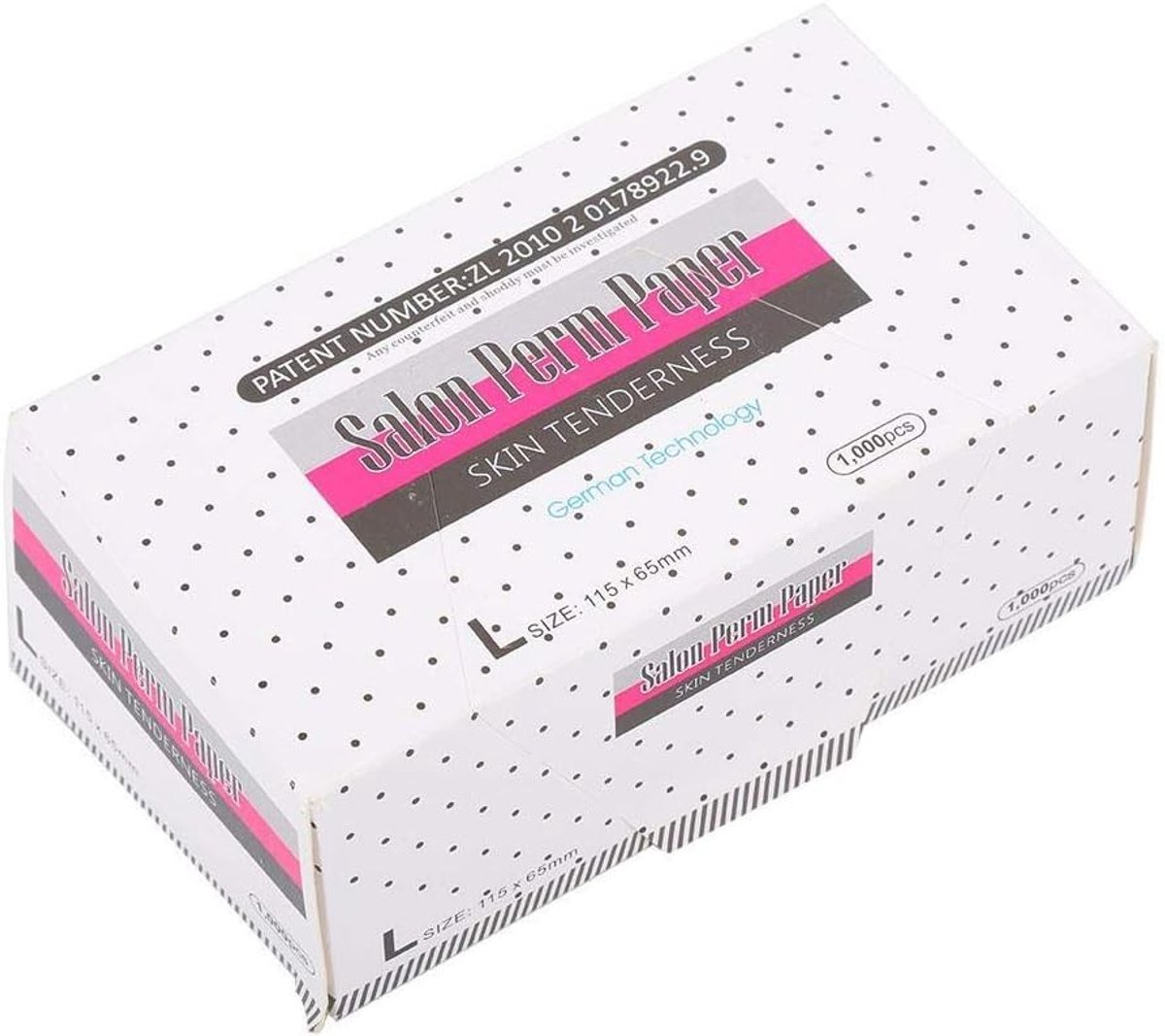 Ultra-dunne ademende perm papier voor haarkrullen, geschikt voor professionele salons en thuisgebruik, 100 stuks