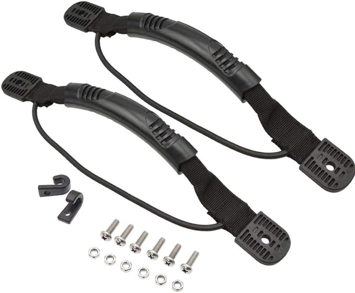 Kano en Kajak Zijhandgrepen - 2 Stuks Draaghandvaten voor Boot, Perfect voor Vissen en Zeilen, Duurzame Accessoires voor Watersport