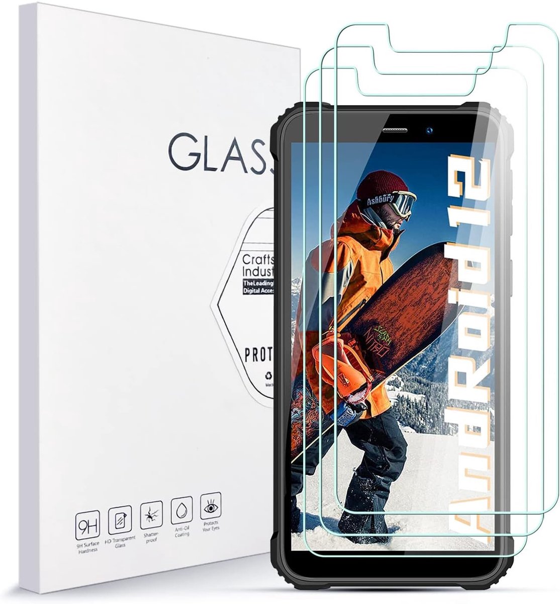 Beschermfolie voor WP20 2022, 9H Hardheid, Super Duurzaam, Vingerafdrukbestendig, Eenvoudige Installatie, 3-Pack Screen Protector