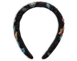 Becksondergaard Fairygard Wide Beaded Hairbrace Haaraccessoires Dames - Zwart - Maat ONESIZE