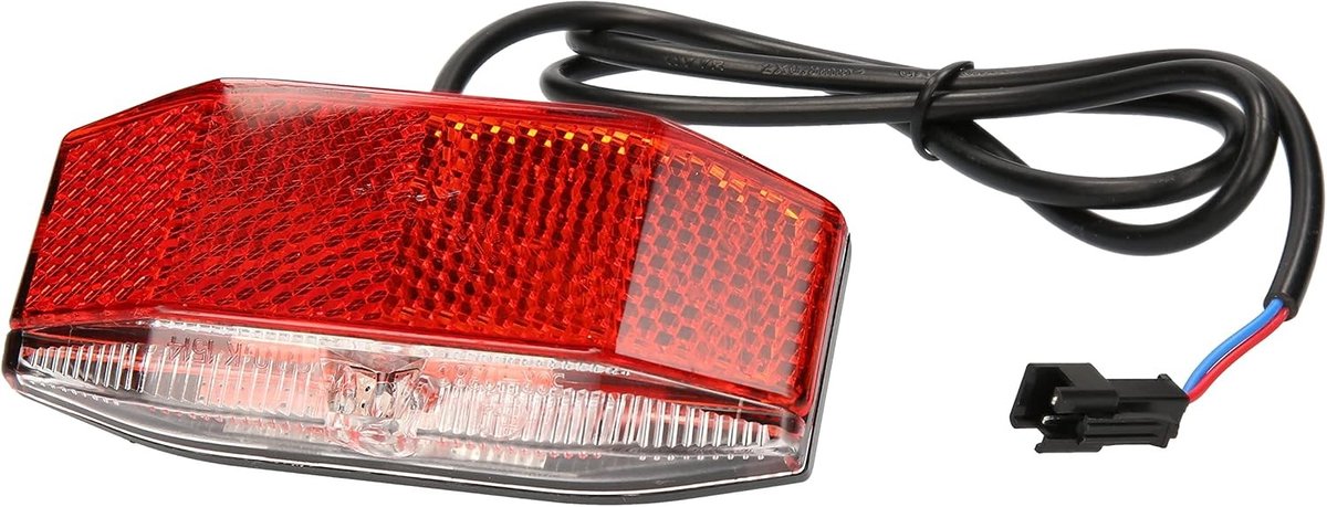 Achterlicht LED - Zwart - Waterdicht - Voor E-Bikes en Elektrische Fietsen