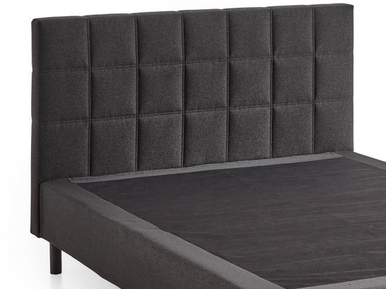 Boxbed 120 x 200 cm - antraciet - zonder matras - stijlvol en ruimtebesparend - Luxento — afbeelding 3