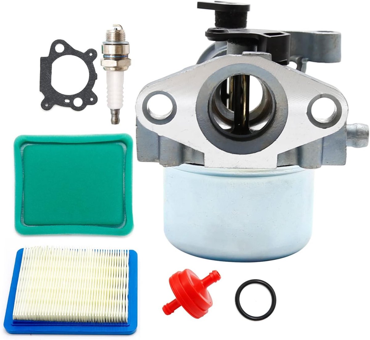 Luchtfilter en Carburateur Tune-Up Kit voor 190CC Grasmaaier - Vervangingsonderdelen voor Betere Prestaties en Onderhoud