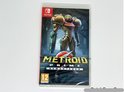 Nintendo Switch game 'Metroid Prime Remastered'. Samus Aran in haar gouden pantser op de cover, met PEGI 12.
