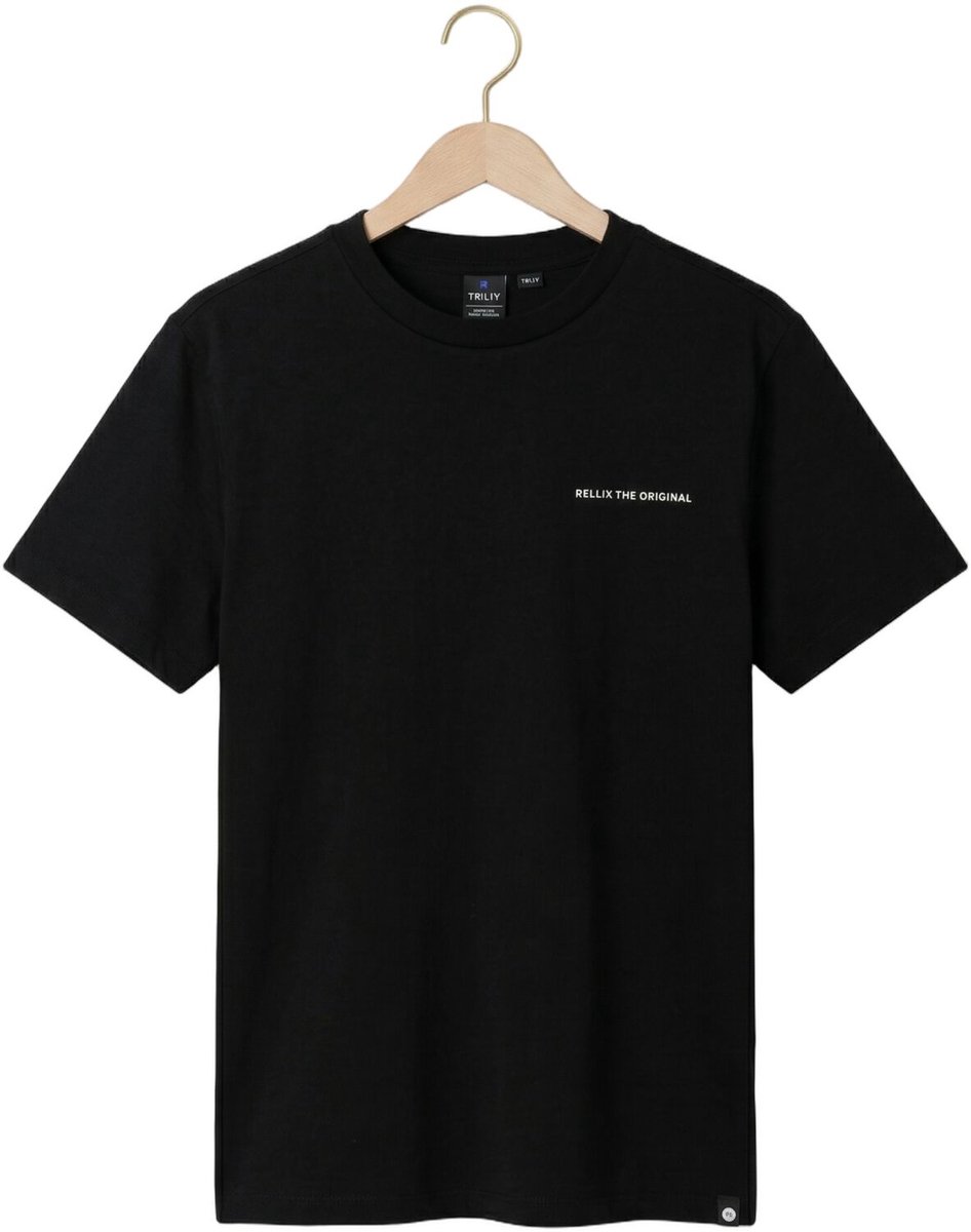 Rellix T-shirt Rlx Polo's & T-shirts Jongens - Polo shirt - Zwart - Maat 140