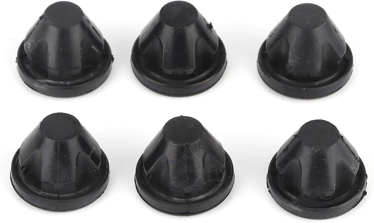 Rubber Buffers en Dempers voor Motorbescherming - 6 Stuks Geschikt voor PD100, PD140, PD170 Auto's