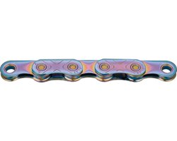 Kmc X-flat Waxed 12-13s Ketting Paars 126 Links / 12-13s