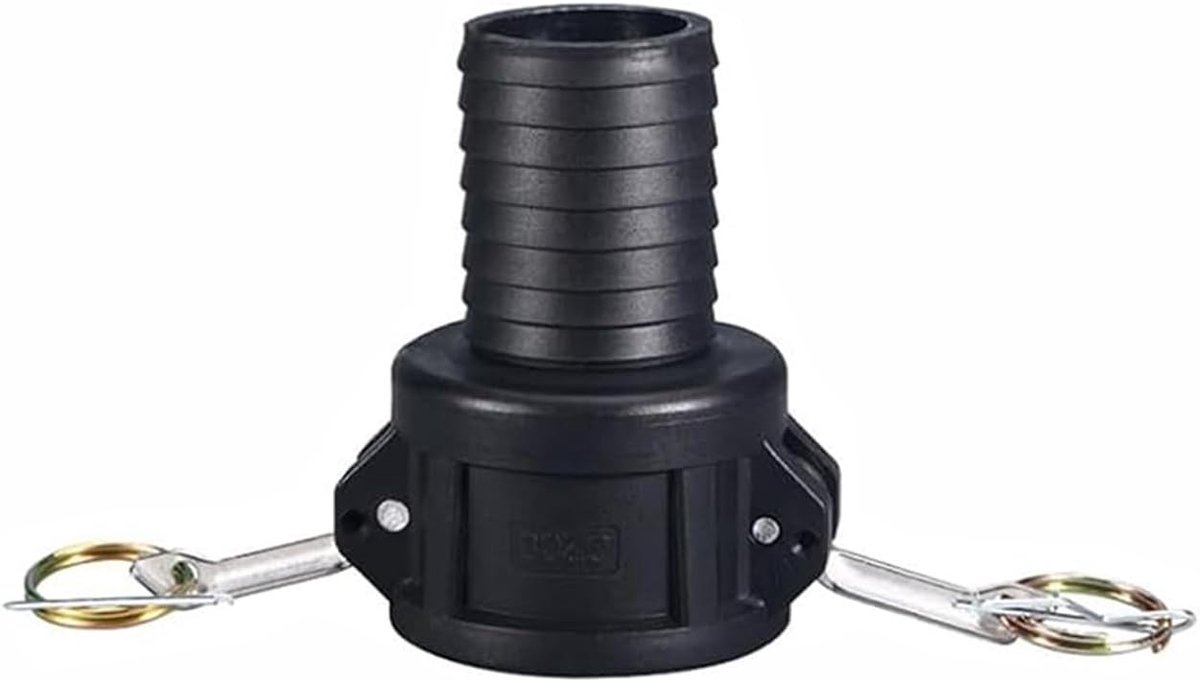 2" C-Type Camlock Vrouwelijke Koppeling, Slangtule Aansluitingen, HDPE & RVS Industriële Snelaansluiting voor Water, Olie & Chemische Vloeistoffen