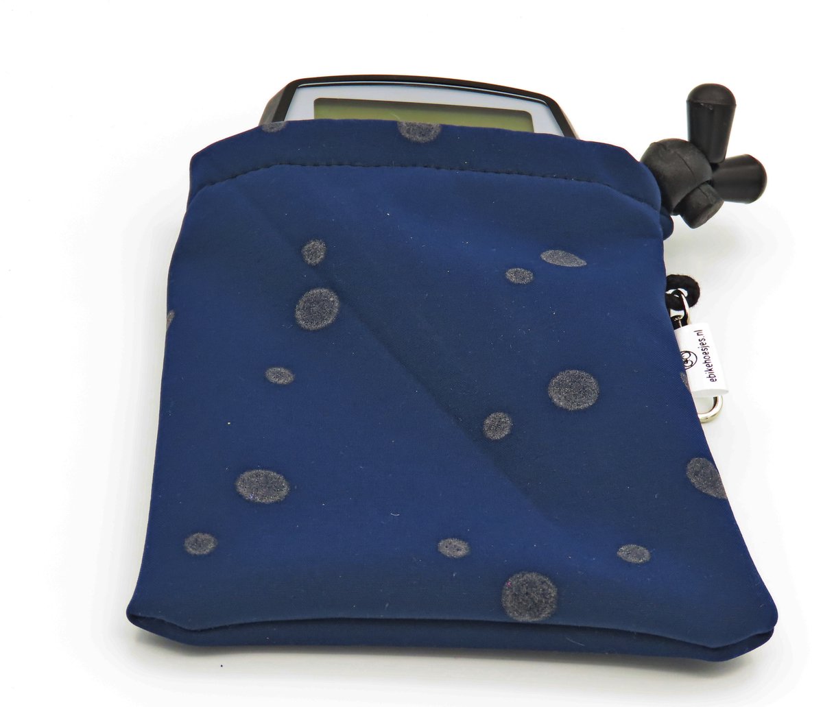 Ebike hoesje L display stip op donker blauw Bosch intuvia Smartphonegrip softshell DLX