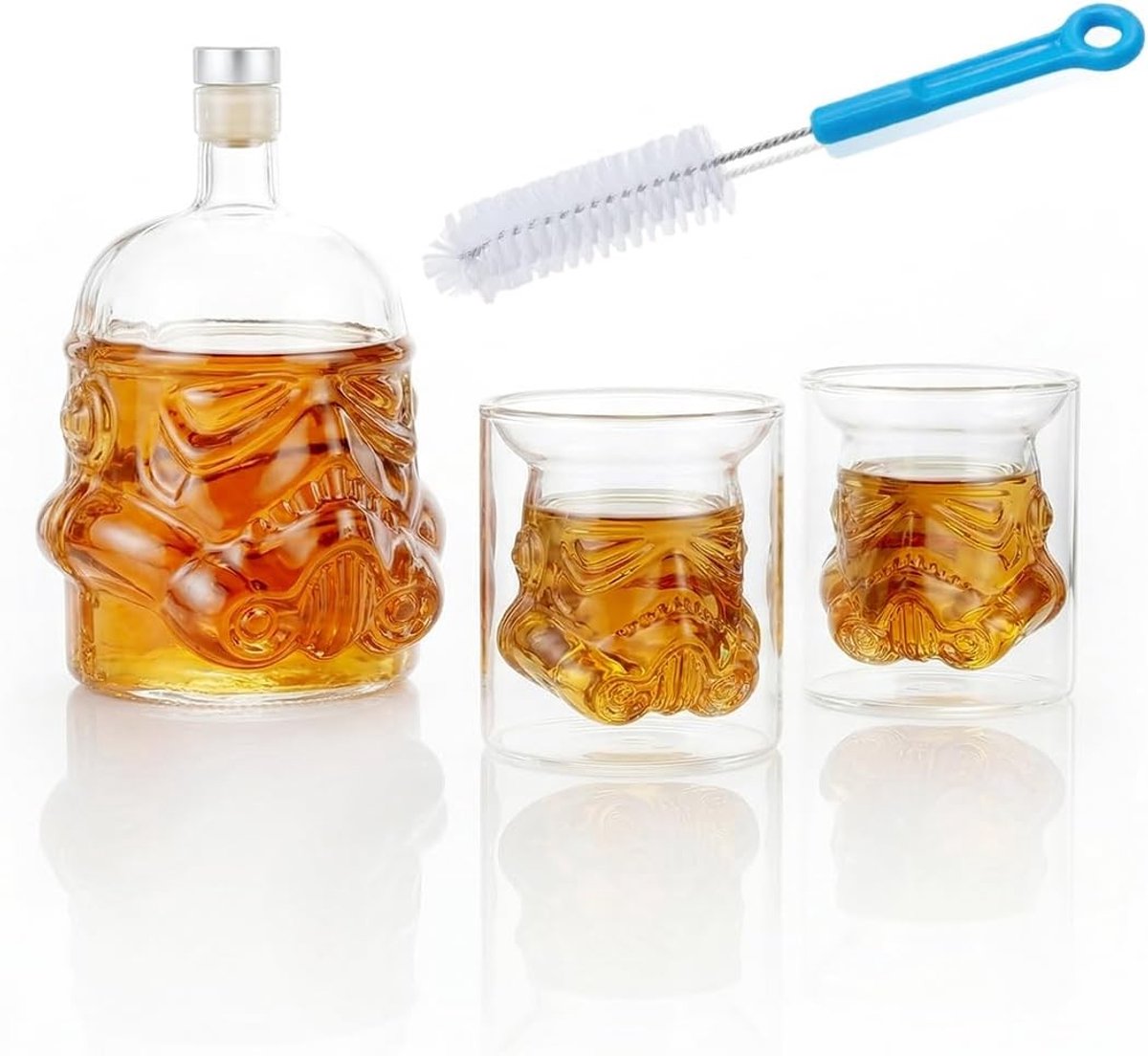 Elegante Whiskey Decanter Set met 750 ml en 2 Whisky Glazen voor Scotch, Brandy en Cognac - Perfect Cadeau voor Vader, Echtgenoot en Vriend