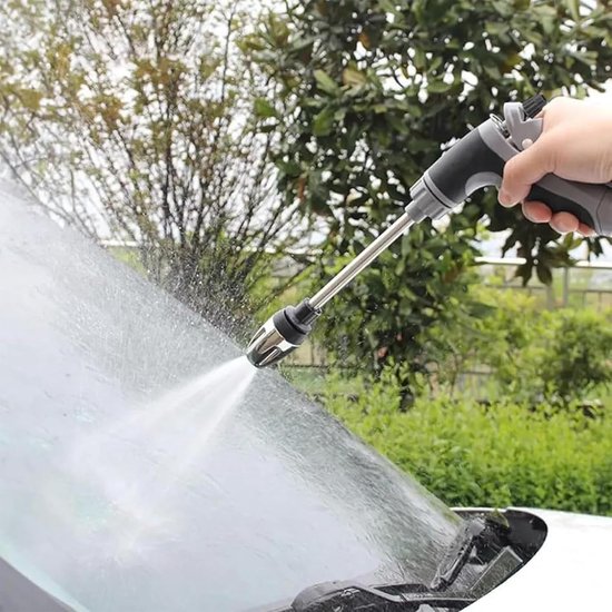 Hogedrukreiniger Geschikt voor universeel mondstuk, Geschikt voor diverse toepassingen: tuin, terras, auto (zwart) — afbeelding 2