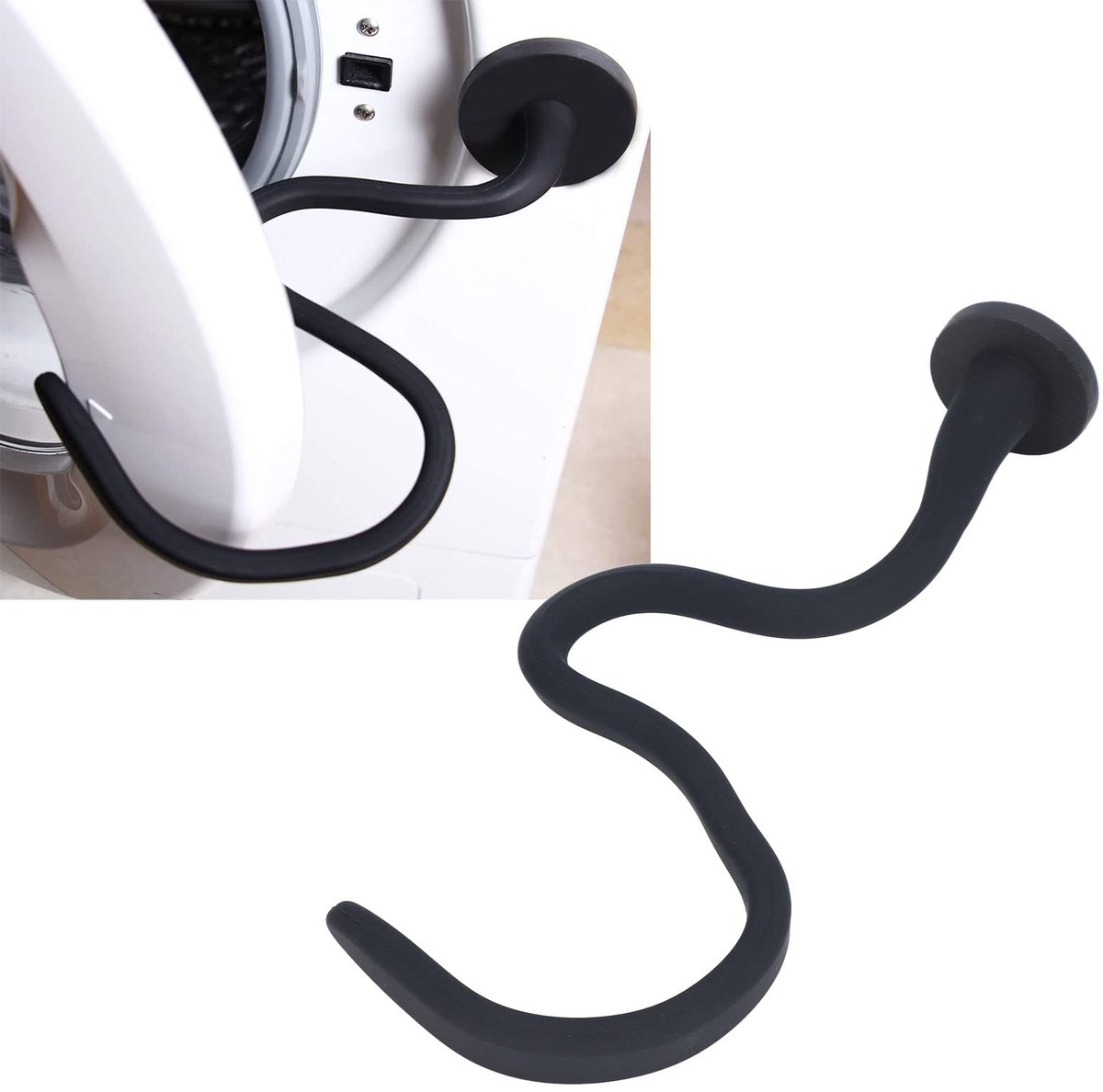 Deursteun voor wasmachines - Silicone - Flexibel en magnetisch - Houdt de deur open - ShopVlot