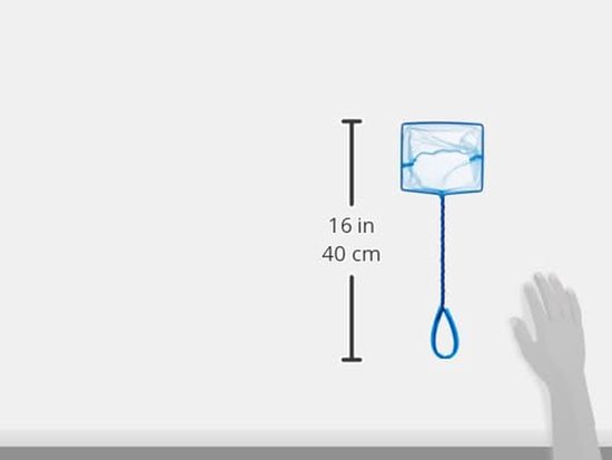 Visnet - Schepnet aquarium - Vissen hanteren - Zacht anti-snag gaas - 7.5 cm - N.v.t. — afbeelding 2