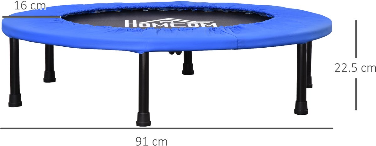 1 stuks - Trainingshokkets - 30 vezen - staal - kunststof en PP - diameter 91 cm - afmetingen 22,5 cm - zwartblauw