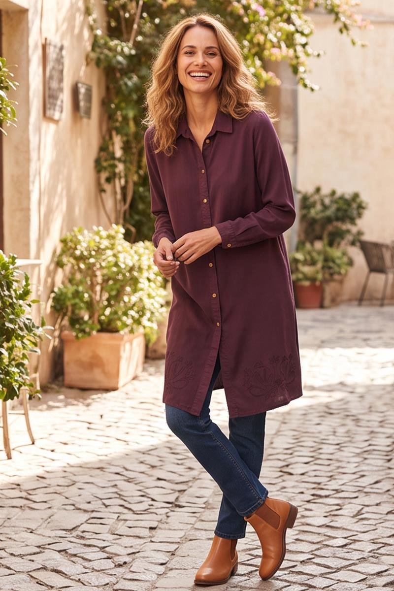 DIDI Dames Tunic Chill out Windsor wine maat 40