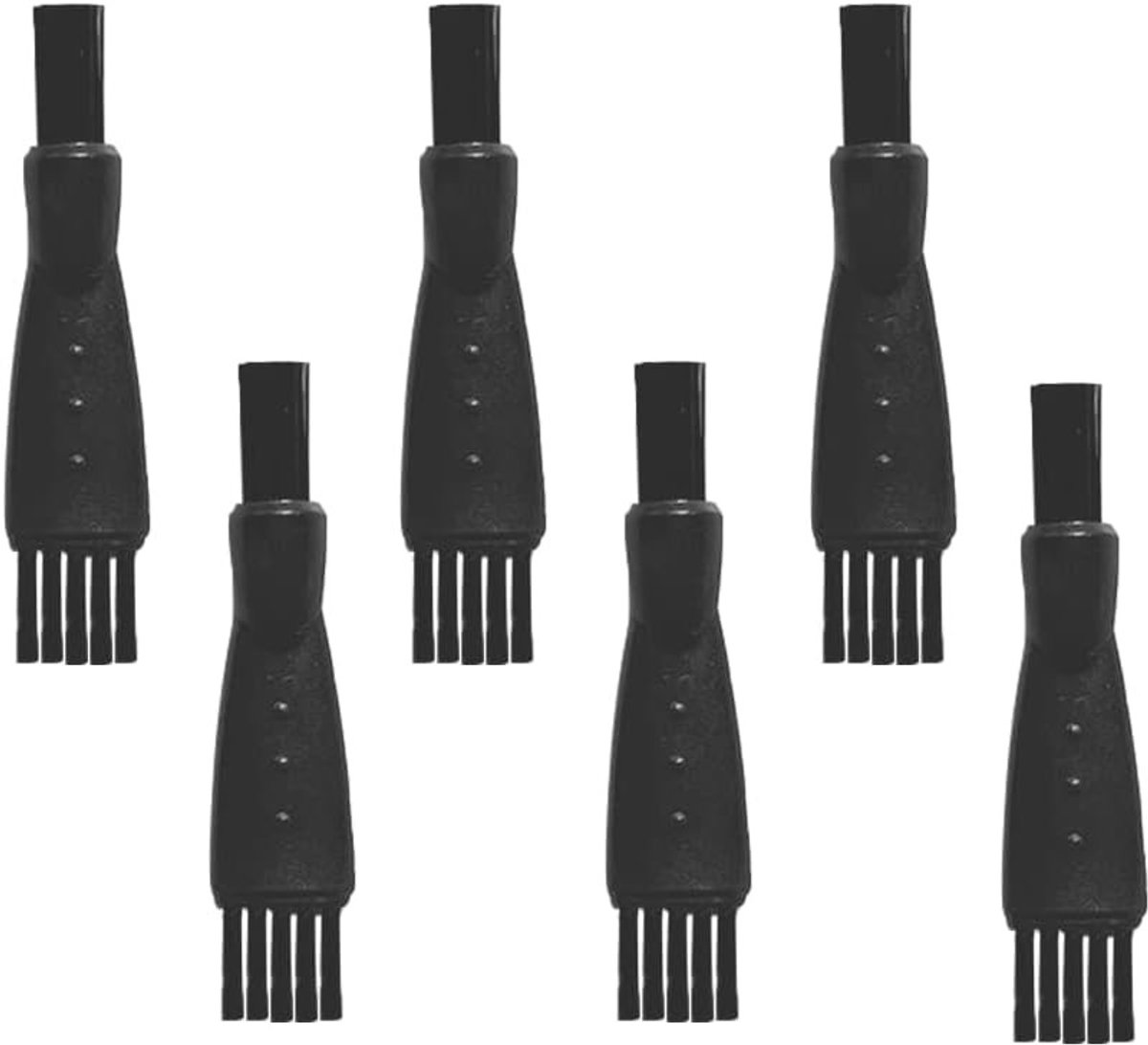 Set van 6 Scheerkwasten voor het Reinigen van Scheermessen, Verwijdert Baardresten en Stof, Ideaal voor een Schone Scheerbeurt
