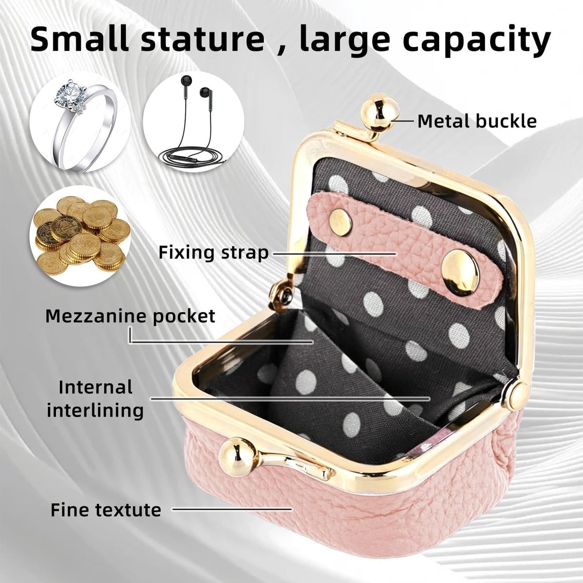 Compacte Reis Sieradenbox - Draagbare Organizer voor Ringen, Oorbellen, Kettingen en Armbanden met Vergrendelbare Sluiting