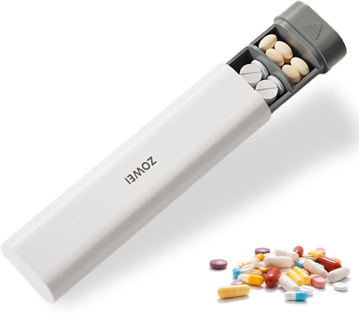 Tablettenopbergdoos met 7 Dagen Ladeontwerp, Ideaal voor Reizen, Vitaminen en Voedingssupplementen