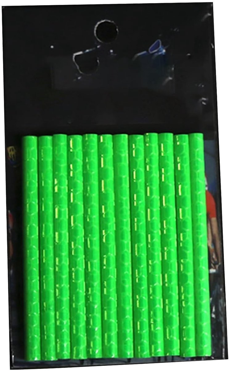 Kleurige Reflecterende Strips voor Mountainbike - 2 Stuks, Veiligheid, Stalen Draad, Groen