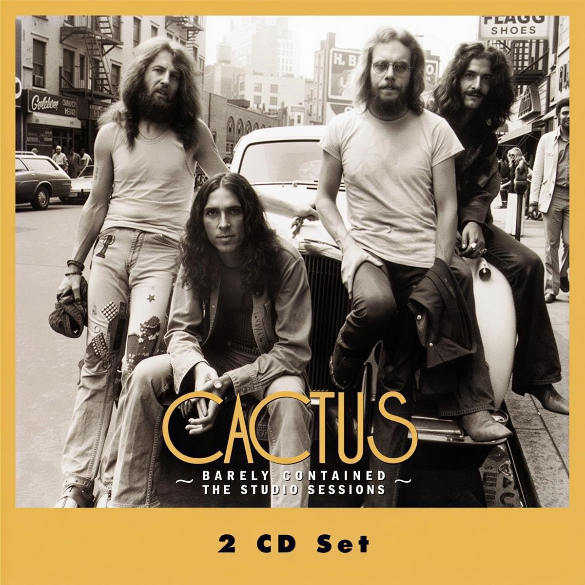 Cactus - Barely Contained : Studio Sessions (2 CD)