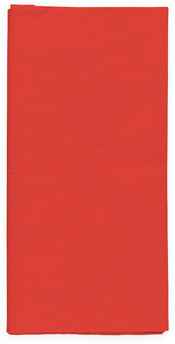 Papieren Tafelkleed 120x180cm - Rood - Feestartikelen